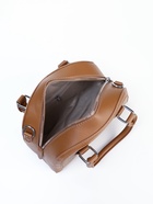 Сумка женская саквояж на молнии, 22×7×14 см, коричневая - Фото 10