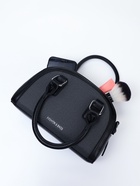 Сумка женская саквояж на молнии, 22×7×14 см, чёрная - Фото 11