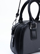 Сумка женская саквояж на молнии, 22×7×14 см, чёрная - Фото 8