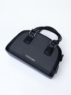 Сумка женская саквояж на молнии, 22×7×14 см, чёрная - Фото 9