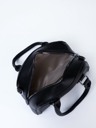 Сумка женская саквояж на молнии, 22×7×14 см, чёрная - Фото 10