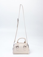 Сумка женская саквояж на молнии, 22×7×14 см, белая - Фото 2