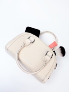 Сумка женская саквояж на молнии, 22×7×14 см, белая - Фото 11