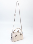 Сумка женская саквояж на молнии, 22×7×14 см, белая - Фото 3