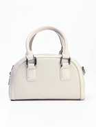 Сумка женская саквояж на молнии, 22×7×14 см, белая - Фото 4