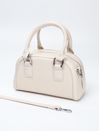 Сумка женская саквояж на молнии, 22×7×14 см, белая - Фото 7