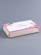 Коробка складная для 8 конфет без окна «С любовью», 9.8×17.7×3.5 см - Фото 2