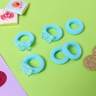 Резинки для волос «Нежность», набор 6 шт., бабочка блеск, 2 см, голубые - фото 116596404 Резинки для волос «Нежность», набор 6 шт., бабочка блеск, 2 см, голубые - фото 116596404