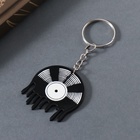 Брелок акрил "Расплавившаяся пластинка" 4,5х4х0,2 см 10715387