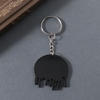 Брелок акрил "Расплавившаяся пластинка" 4,5х4х0,2 см 10715387