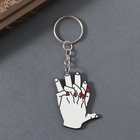 Брелок для ключей на кольце «Объятие рук», акрил, 4.4×3.2×0.2 см - Фото 1