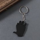 Брелок для ключей на кольце «Объятие рук», акрил, 4.4×3.2×0.2 см - Фото 3