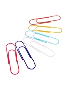 Скрепки 100 мм цветные, 12 штук в пакете - Фото 3