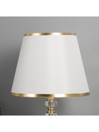 Лампа настольная «Эдикт» 1×40 Вт Е27 белый/золото 27×27×45 см - фото 4728179