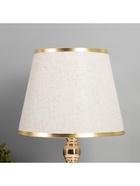 Лампа настольная «Мастер» 1×40 Вт Е27+подсветка LED 5 Вт золото 25×25×42 см 10767361