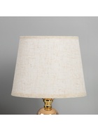 Лампа настольная «Сатори» 1×40 Вт Е27+подсветка LED 5 Вт золото 18×18×29.5 см 10767364