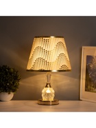 Лампа настольная «Атомик» 1×40 Вт Е27+подсветка LED 5 Вт золото 25×25×38 см - Фото 2