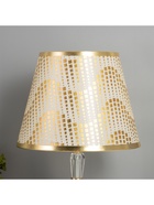 Лампа настольная «Атомик» 1×40 Вт Е27+подсветка LED 5 Вт золото 25×25×38 см - Фото 3