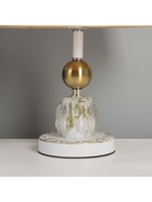 Лампа настольная «Курс» 1×40 Вт Е27+подсветка LED 5 Вт золото 25×25×40 см - Фото 4