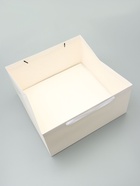 Пакет для торта, с широким дном 40×40×19.5 см, белый - Фото 4