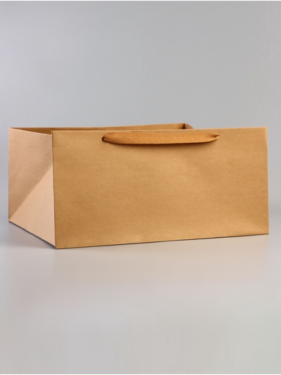 Пакет для торта, с широким дном 40×40×19.5 см, крафт