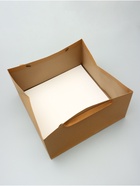 Пакет для торта, с широким дном 40×40×19.5 см, крафт - Фото 4