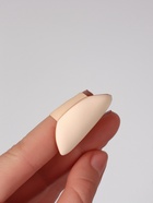 Спонжи для макияжа, с держателем, набор - 6 шт., 3.9×3.1 см, в футляре, бежевые - Фото 4