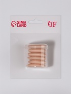 Спонжи для макияжа, с держателем, набор - 6 шт., 3.9×3.1 см, в футляре, бежевые - Фото 5