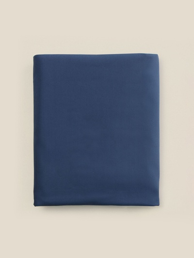 Простыня евро-макси SL Home Percale 300ТС, 235×280 см, хлопок 100%, синяя