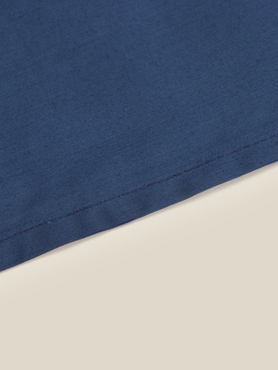 Простыня евро-макси SL Home Percale 300ТС, 235×280 см, хлопок 100%, синяя