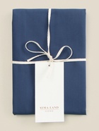 Наволочка 300ТС SL Home Percale 50×70+3 см, синий, 100% хлопок - Фото 4