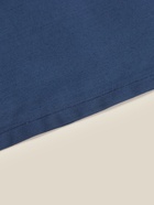 Простыня на резинке 300ТС SL Home Percale 180×200+30 см, синий, 100% хлопок - Фото 10