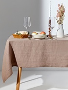Скатерть Этель Woody, 180×135 см, лён 100%, 190 г/м² - Фото 2