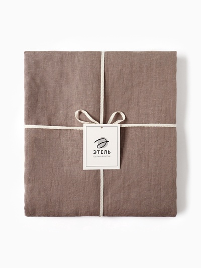 Скатерть Этель Woody, 180×135 см, лён 100%, 190 г/м²
