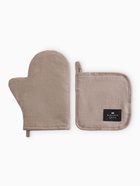 Набор кухонный Этель Woody: варежка 20×28 см, прихватка 19×19 см, лён 100%,190 г/м² 10494061