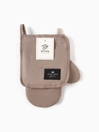 Кухонный набор «Этель» Woody: варежка 20×28 см, прихватка 19×19 см, лён 100%,190 г/м² - Фото 5