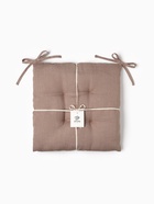 Подушка на стул «Этель» Woody, 42×42 см, коричневая - Фото 5