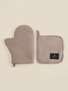 Набор кухонный SL HOME Coniferous: варежка 20×28 см, прихватка 19×19 см, лён 100%,180 г/м² - Фото 2