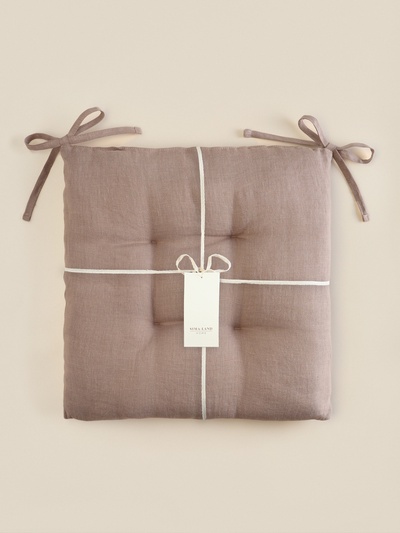 Сидушка SL HOME Coniferous, 42×42 см, лён 100%,190 г/м²