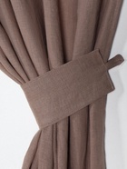 Комплект штор для кухни SL HOME Coniferous, 135×180 см - 2 шт., подхваты 2 шт., лён 100% - Фото 4