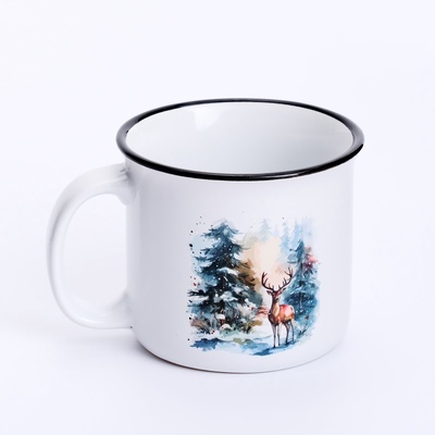 Кружка керамическая новогодняя Дорого внимание «Пусть мечты сбудутся», 450 мл