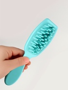Массажёр для мытья головы, силиконовый, с крупными зубьями, 21×5.7 см, голубой - Фото 2