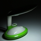 Лампа настольная LED, h=25 см, с подставкой для канцтоваров (V220/9 Вт) с выкл.зеленая - Фото 2