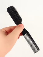 Расчёска - щётка для укладки волос, 17×2.5 см, чёрная - Фото 6