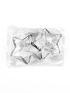 Набор из 3х форм для печенья "Звезда", металл, 6 х 6 х 1,3 см (комплект 4 шт) - фото 31561378