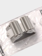 Держатель для швабр настенный самоклеящийся, прозрачная основа, 16×6×6 см - Фото 3