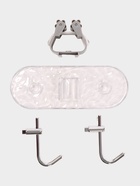 Держатель для швабр настенный самоклеящийся, прозрачная основа, 16×6×6 см - Фото 4