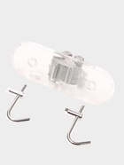 Держатель для швабр настенный самоклеящийся, прозрачная основа, 16×6×6 см - Фото 5