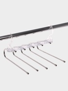 Вешалка для брюк многоуровневая, трансформер, 30.5×32×7.5, 5 уровней, прозрачная - Фото 2