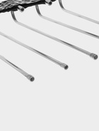 Вешалка для брюк многоуровневая, трансформер, 30.5×32×7.5 см, 5 уровней, прозрачная чёрная - Фото 3